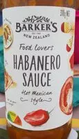 Mängden socker i Sauce habanero