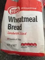 Mängden socker i Sandwich Bread Wheatmeal bread