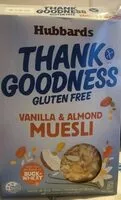 Mängden socker i Thank Goodness Gluten Free Vanilla & Akmond Muesli