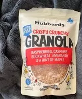 Mängden socker i Crispy Crunchy Granola (Raspberries, Cashews, Buckwheat, Amaranth & a Hint of Maple)