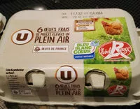 Mängden socker i Oeufs frais de poules élevées en plein air label rouge