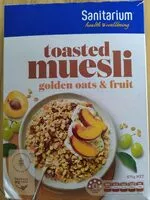 Mängden socker i Toasted muesli golden oats & fruit