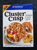 Mängden socker i Cluster Crisp Macadamia & Salted Caramel