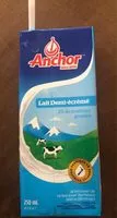 Mängden socker i Lait Demi-écrémé