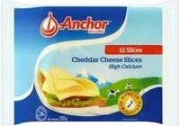 Mängden socker i Anchor Cheddar Cheese Slices 12PCS 200G