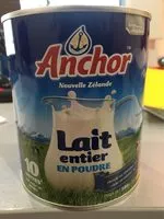 Mängden socker i Lait Entier en Poudre