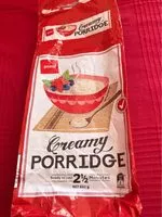 Mängden socker i Creamy porridge