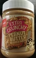 Mängden socker i Extra crunchy peanut butter