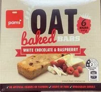 Mängden socker i Oat baked bar, white chocolate & raspberry