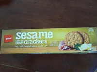 Mängden socker i Sesame light and crispy crackers