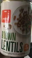 Mängden socker i Brown lentils