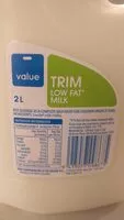 Mängden socker i Trim low fat milk