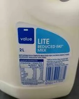 Mängden socker i Lite reduced fat milk