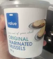 Mängden socker i Marinated Mussels Original