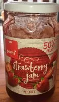 Mängden socker i Strawberry jam