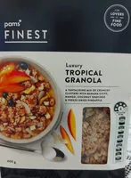 Mängden socker i Pams finest: Luxury Tropical Granola