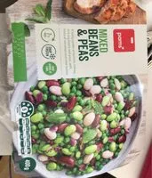 Mängden socker i Mixed beansvand peas