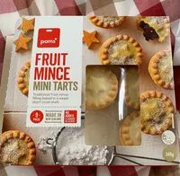 Mängden socker i Fruit mince mini tarts