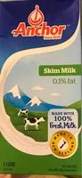 Mängden socker i Anchor skim milk