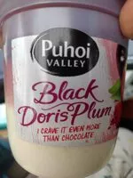 Mängden socker i Black Doris plum yoghurt