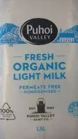 Mängden socker i Fresh Organic Light Milk