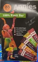 Mängden socker i Fruit bars