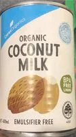 Mängden socker i Organic Coconut Milk
