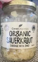 Mängden socker i Organic Sauerkraut