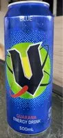 Mängden socker i V Guarana Energy Drink Blue