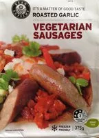 Mängden socker i Vegetarian Sausages Roasted Garlic