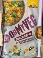 Mängden socker i Oh my veg Moroccan spice mix
