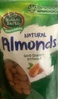 Mängden socker i Mother Earth Almonds Natural