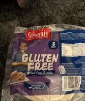 Mängden socker i Gianni’s gluten free pita bread