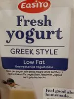 Mängden socker i Fresh yoghurt Greek style low fat