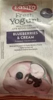 Mängden socker i Fresh jogurt Blutvergießen & Cream
