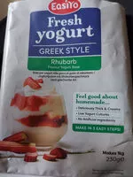 Mängden socker i Greek Rhubarb yogurt