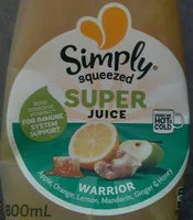 Mängden socker i Super Juice Warrior