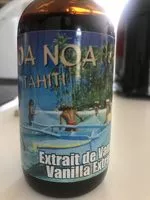 Mängden socker i Extrait de vanille