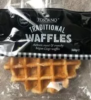 Mängden socker i Traditional waffles