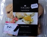 Mängden socker i English Recipe Sultana Scones