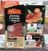 Mängden socker i Jamón curado de pavo