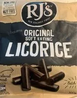 Socker och näringsämnen i Rj s licorice nz ltd