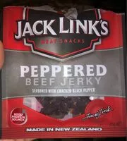 Mängden socker i Peppered beef jerky