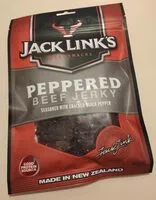 Mängden socker i Peppered beef jerky
