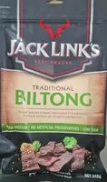 Mängden socker i Traditional Biltong