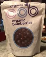 Mängden socker i Organic blueberries