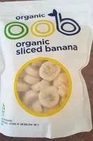 Mängden socker i Organic sliced banana