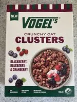Mängden socker i Crunchy oat clusters blackberry, blueberry & cranberry