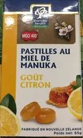 Mängden socker i Pastilleau miel de manuka