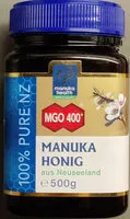 Mängden socker i Manuka Honig Manuka Health Mgo 400+ 500 G
